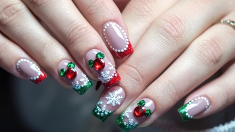 15 Magical Disney Christmas Nail Designs To Rock This Season