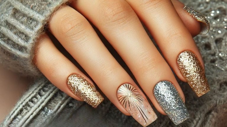 15 Glittery New Year’s Nail Inspirations for a Festive Look