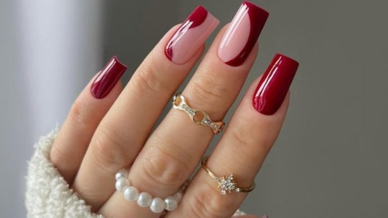 13 Gorgeous Dark Cherry Red Nail Designs to Try This Season