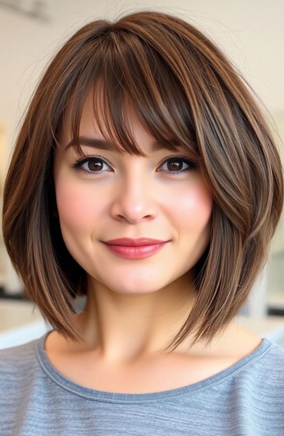 Feathered Bob with Subtle Waves