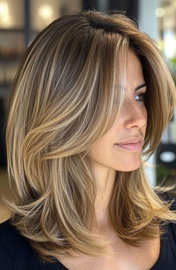 Layered Lob with Feathered Edges