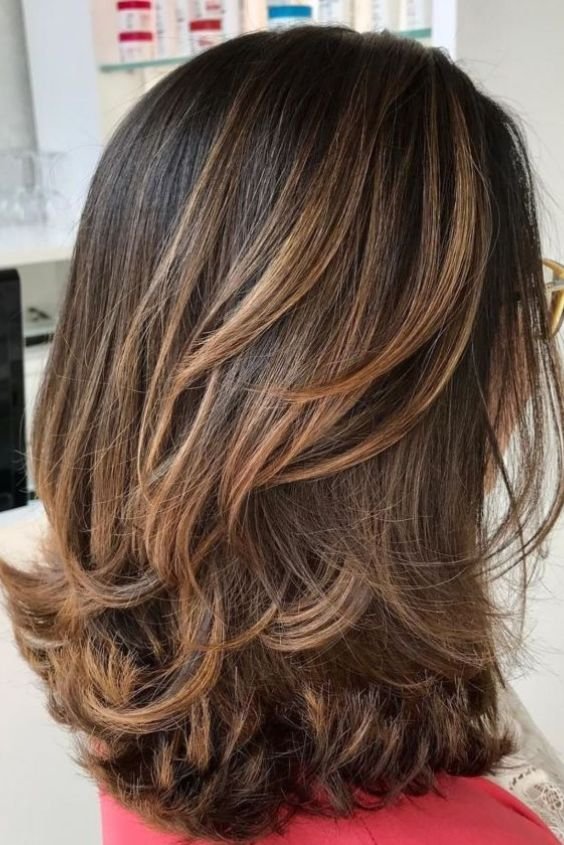 Shoulder-Length Haircut with Flicked Ends