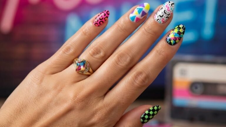 15 80s Nail Art Ideas for Women That Bring Back the Decade’s Bold Palette