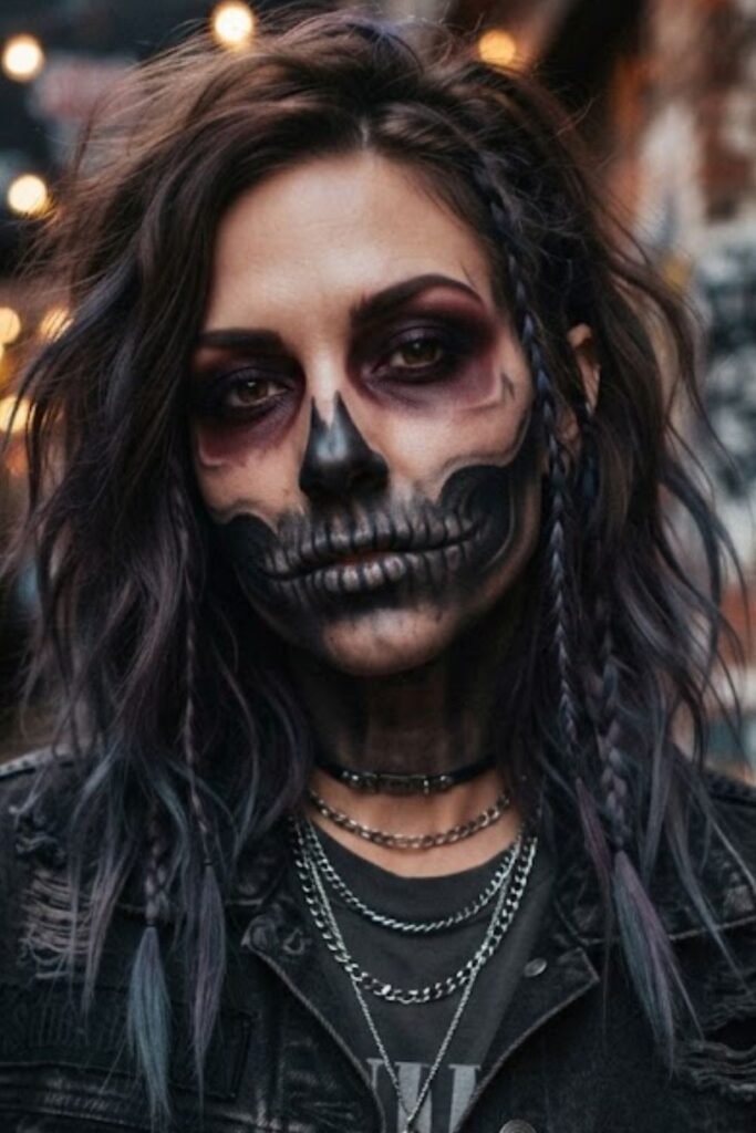 Abstract Expressionist Skull
