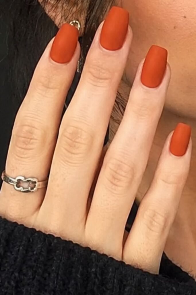 Burnt Orange Solid with Matte Finish