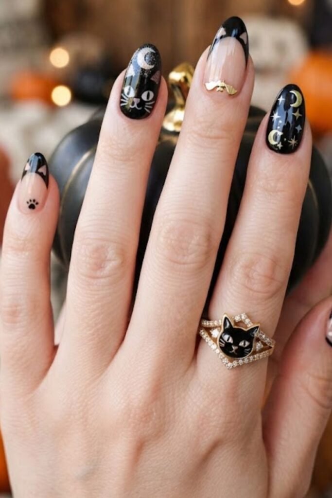 Cat Ears French Tip
