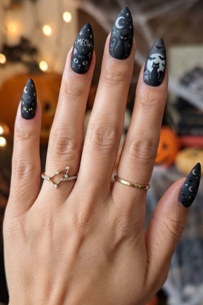 Cat Eyes on Matte Black