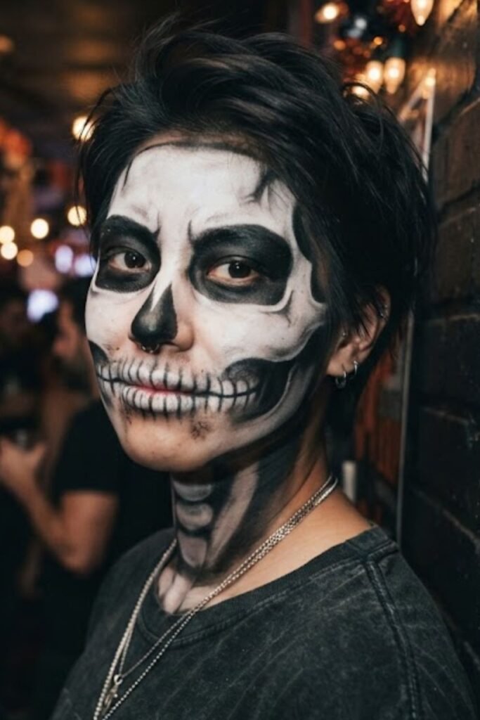 Classic Skeleton Face