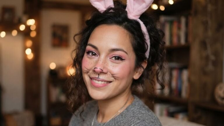 12 Easy Bunny Makeup Ideas for Halloween That Range from Cute to Dramatic