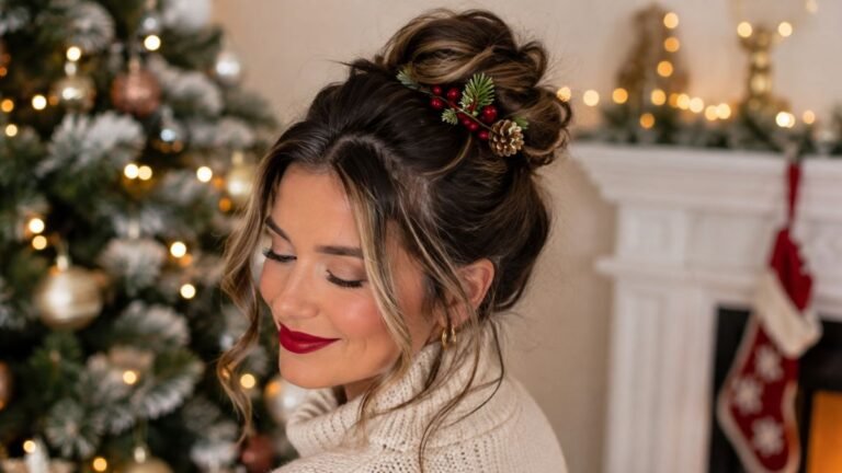 15 Easy Christmas Hairstyles to Feel Extra Festive Without Spending Hours Getting Ready