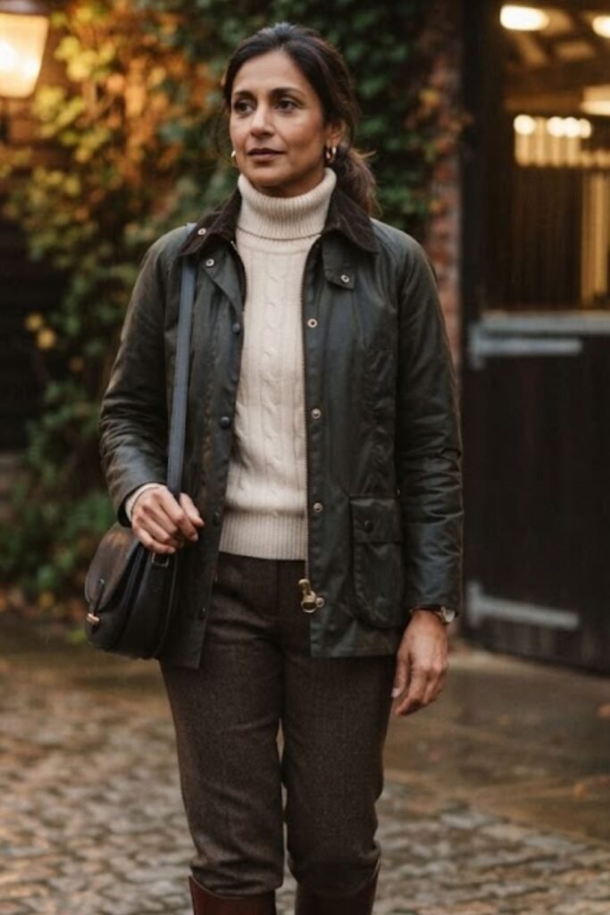 Equestrian-Inspired Look