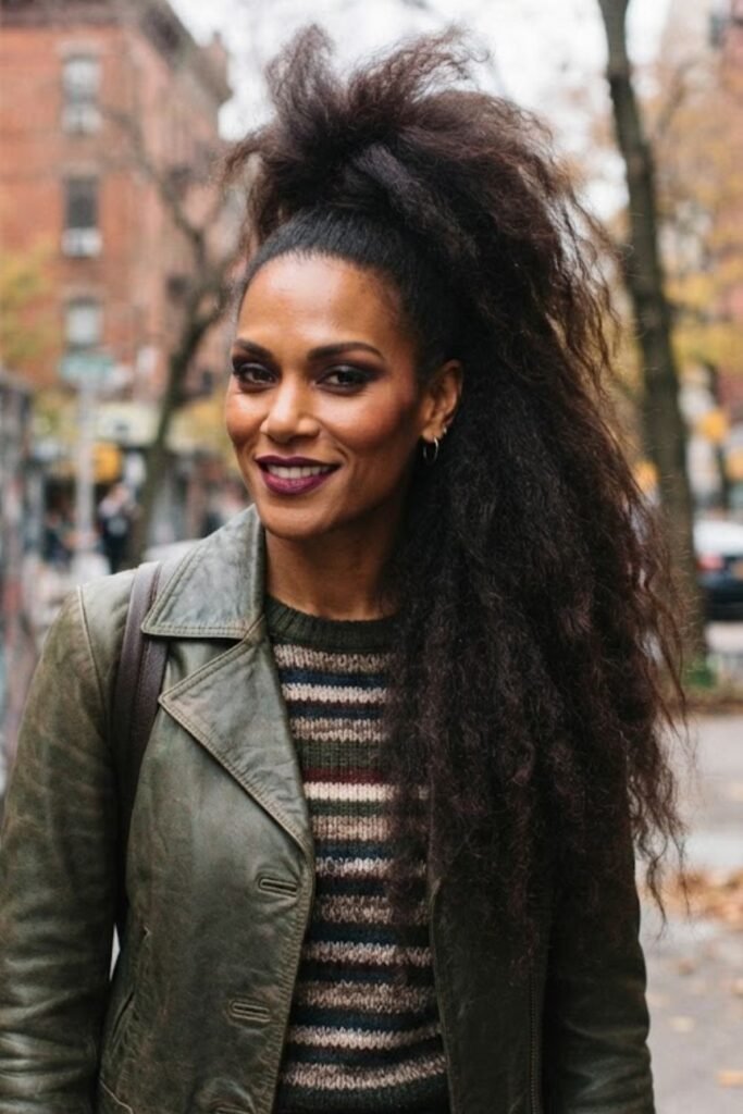 Extreme Teased High Ponytail