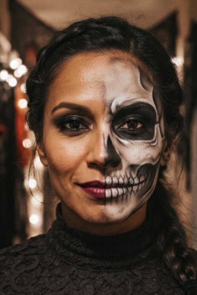 Half-Face Skull