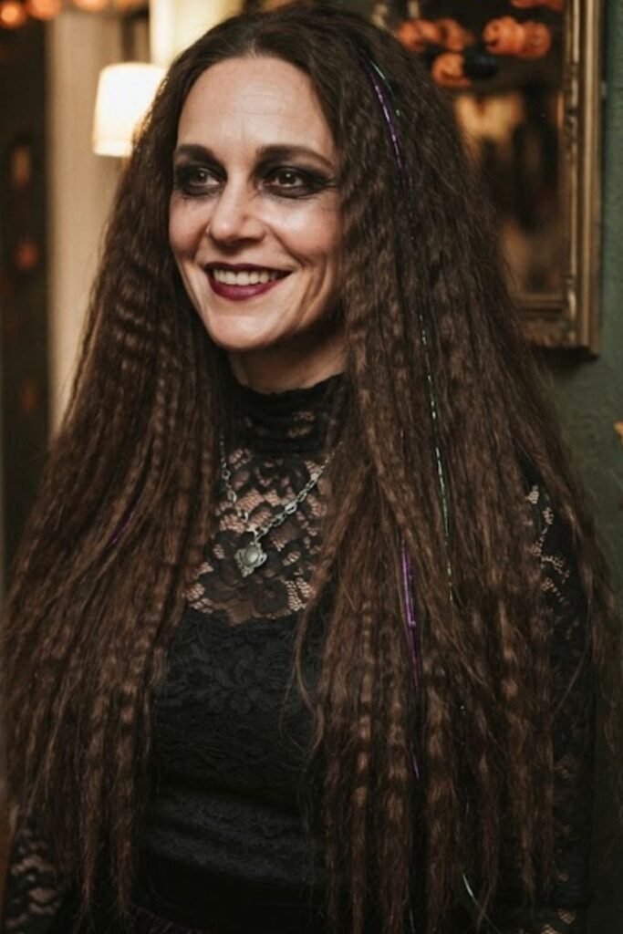 Long Crimped Hair