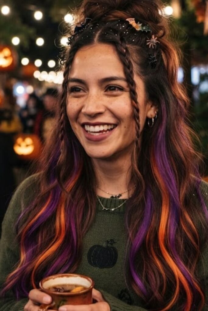 Long Hair with Temporary Halloween Color (1)