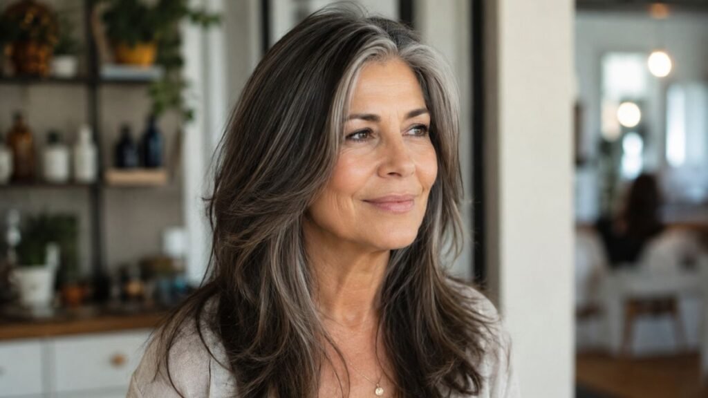 17 Long Layered Hairstyles for Women Over 50 That Keep Length Without Sacrificing Volume