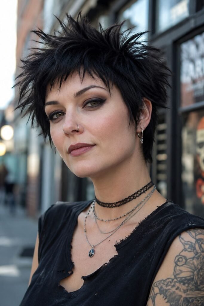 Messy Spiky Pixie