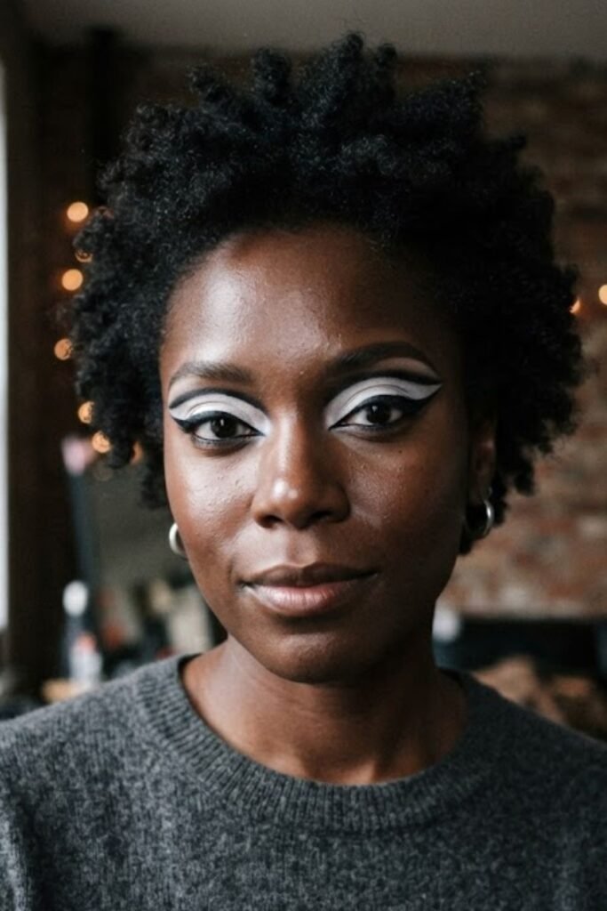 Monochrome Cut Crease in Black and White