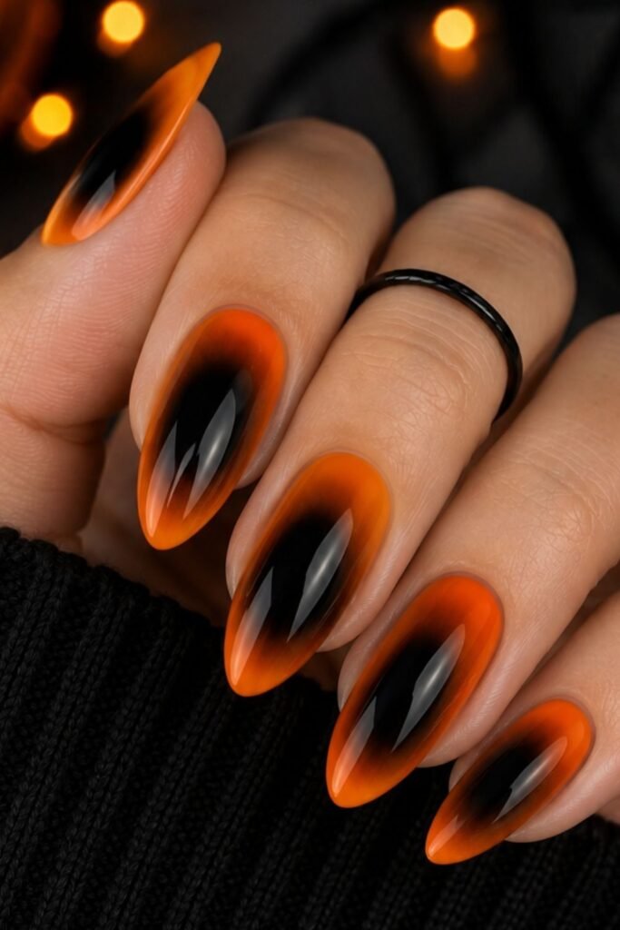 Orange Aura with Black Center