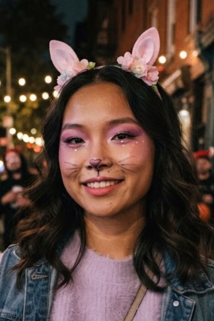 Pastel Bunny with Ombre Eye