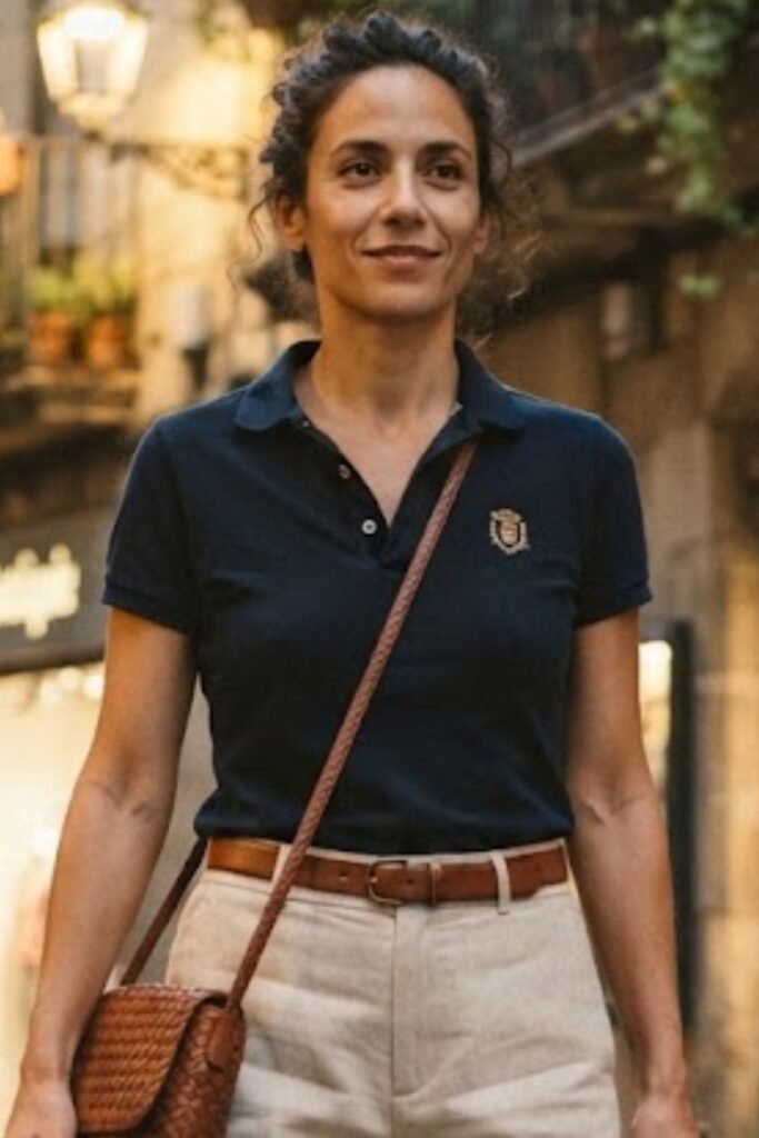 Polo Shirt with Tailored Shorts