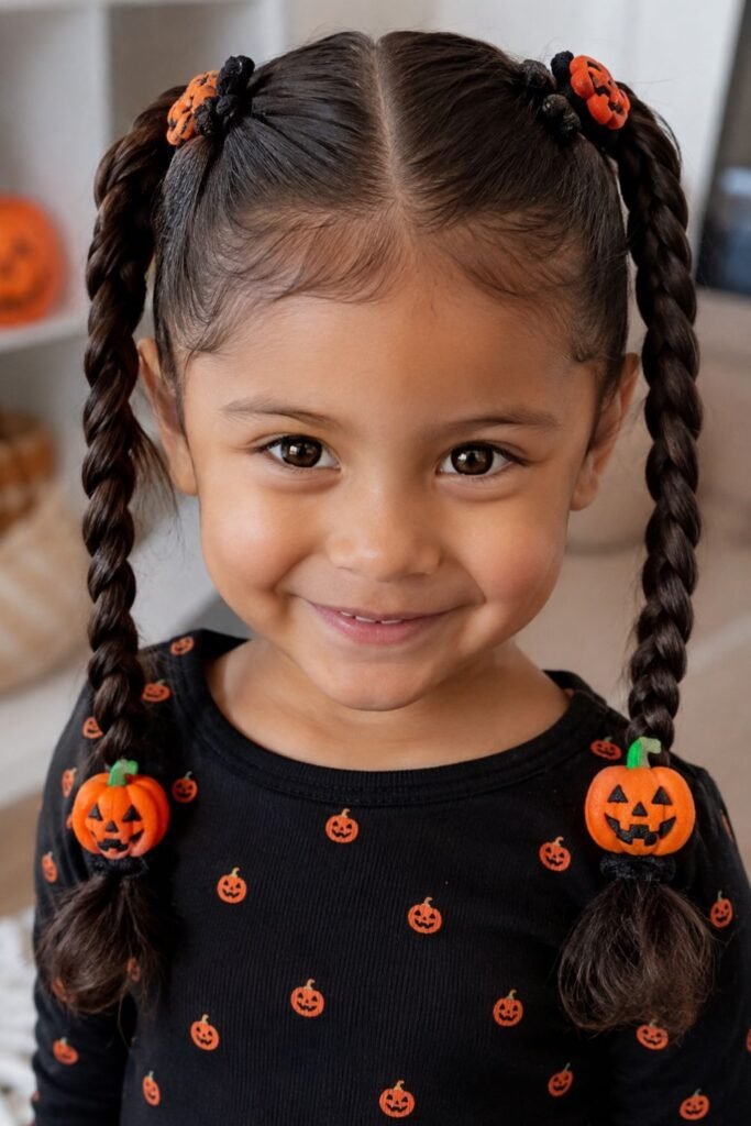 Two Simple Braids with Halloween Elastics