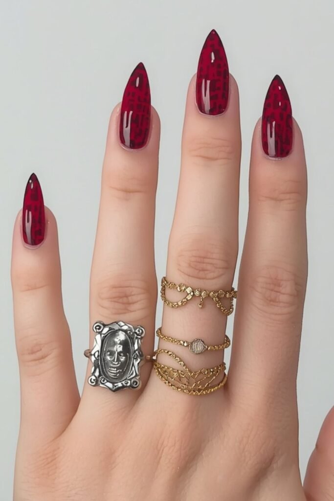Vampire Press-On Nails