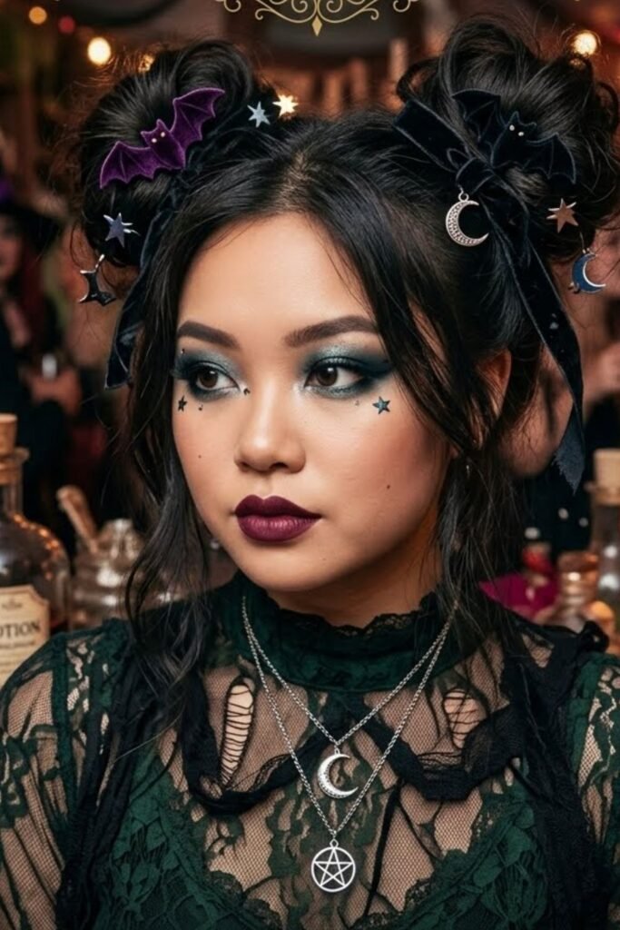 Witch Style with Space Buns