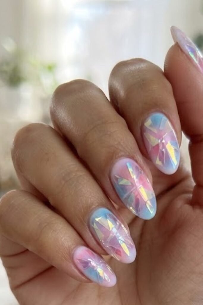 Aura Cracked Glass Nails