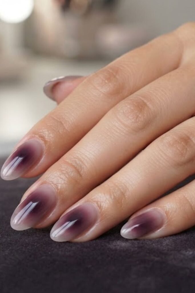 Blackberry Aura Nails