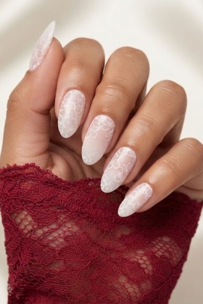 Blush Ombré With Lace