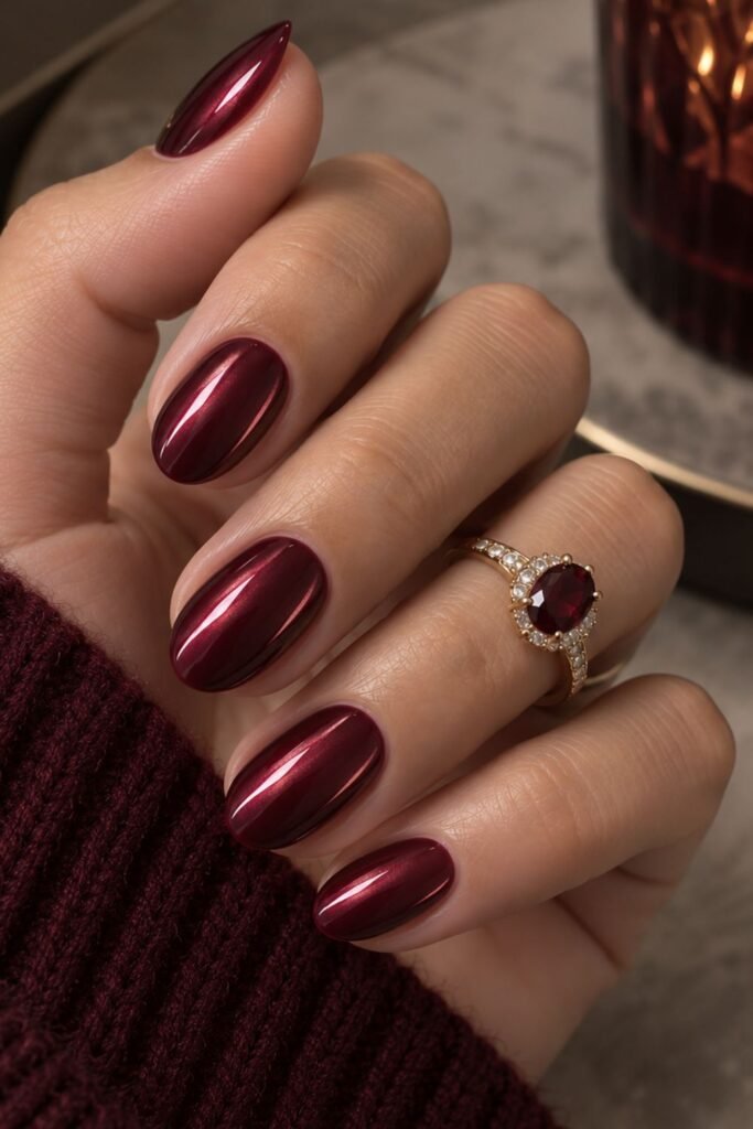 Burgundy Chrome Glaze