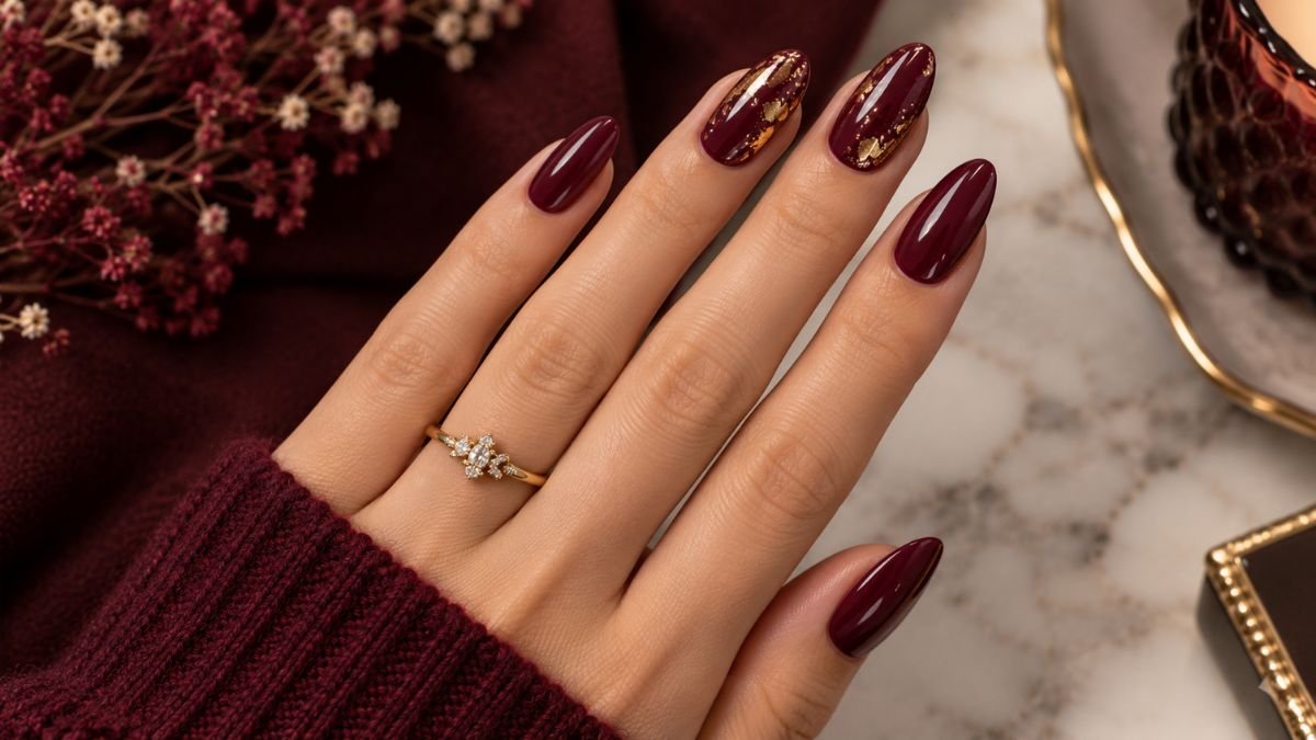 15 Deep Wine & Burgundy Manicures for Autumn
