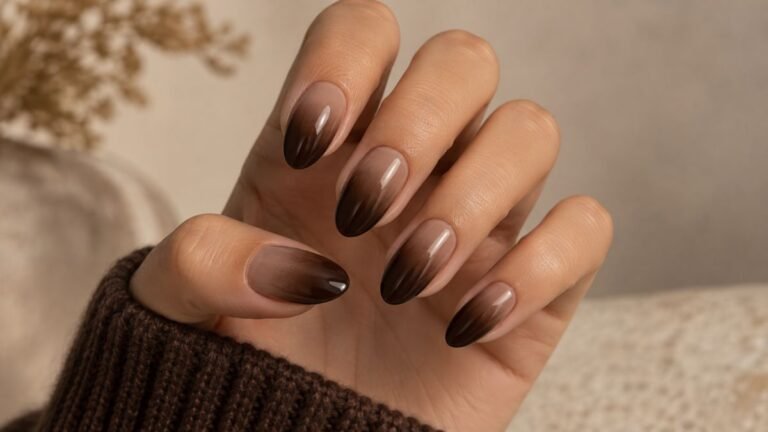 15 Espresso Ombre Nails From Latte to Deep Brown