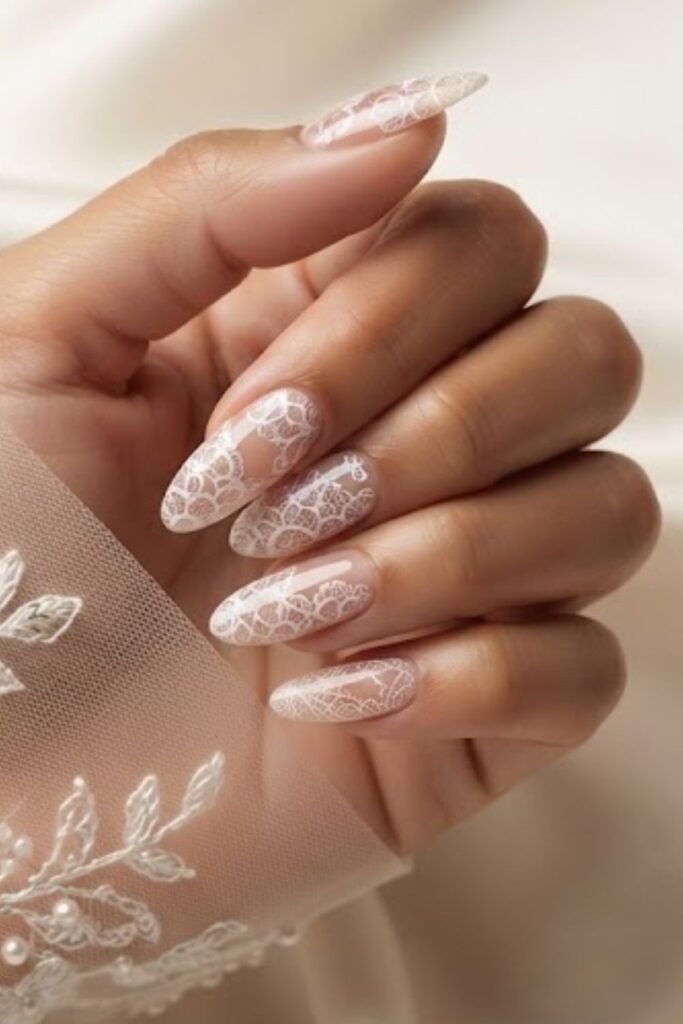 Full-Coverage White Lace