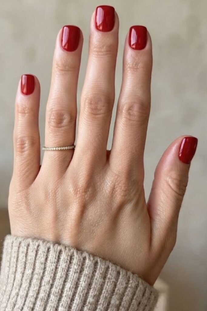 Glossy Cherry Red