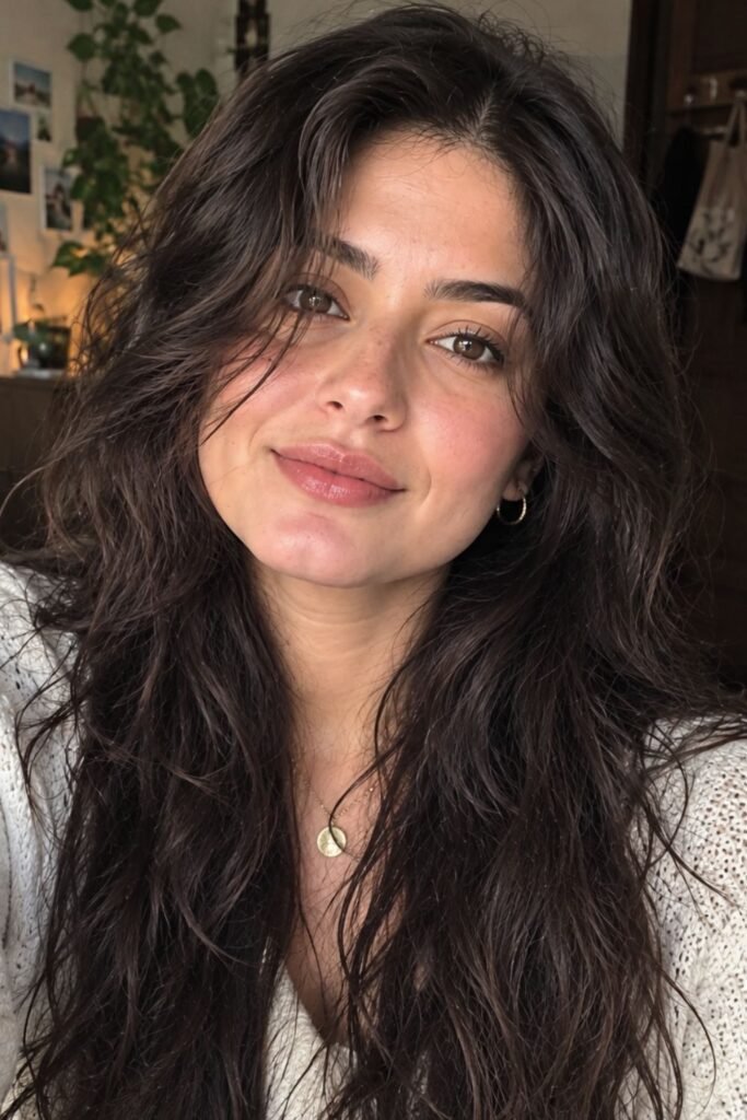 Half-Dried Textured Look
