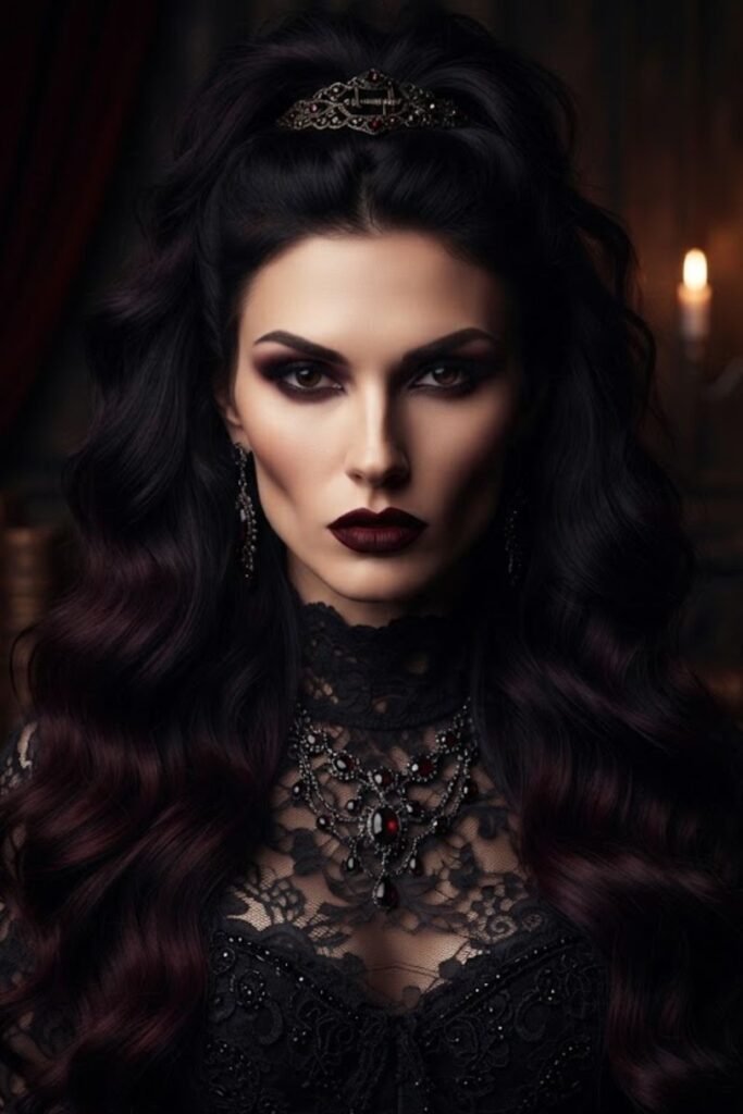 Half-Up Vampy Waves