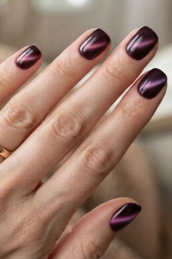 Plum Velvet Cat Eye