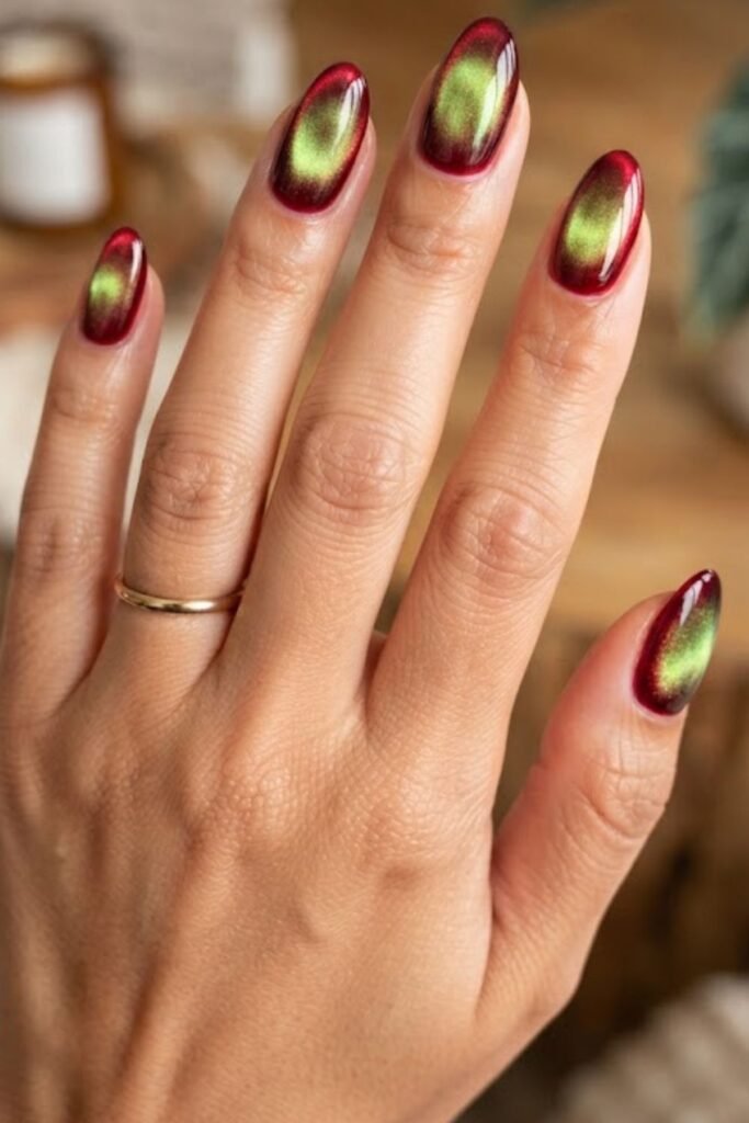 Red and Green Magnetic Aura
