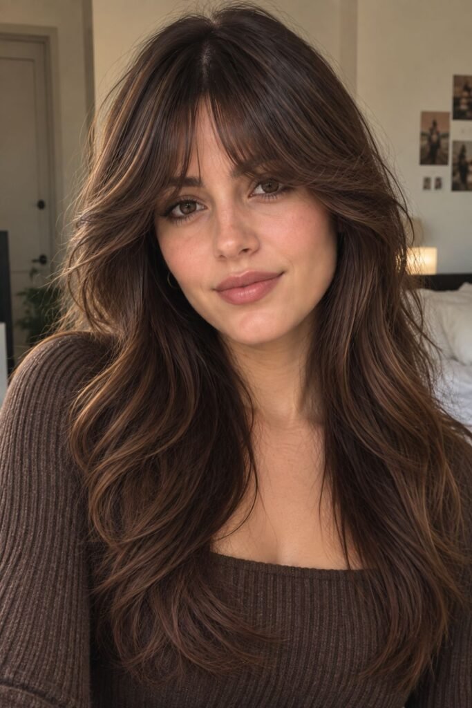 Short-Center Bottleneck Bangs