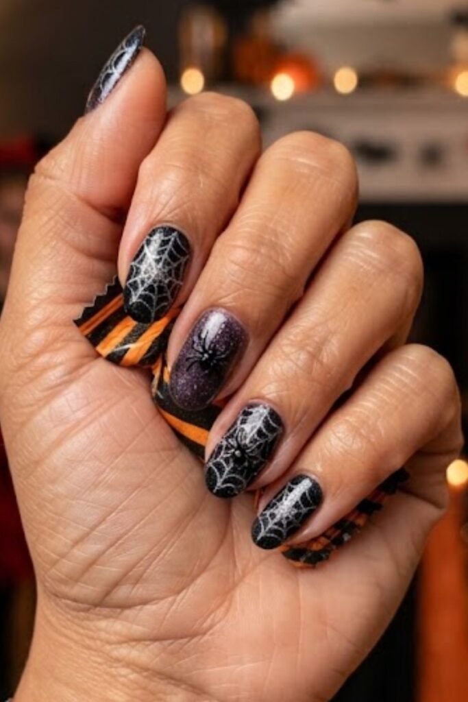 Spider Web for a Halloween Party