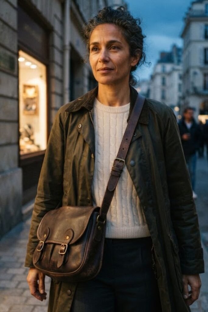 The Belted Leather Saddle Bag