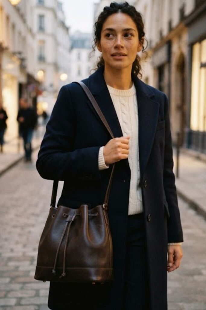 The Drawstring Bucket Bag