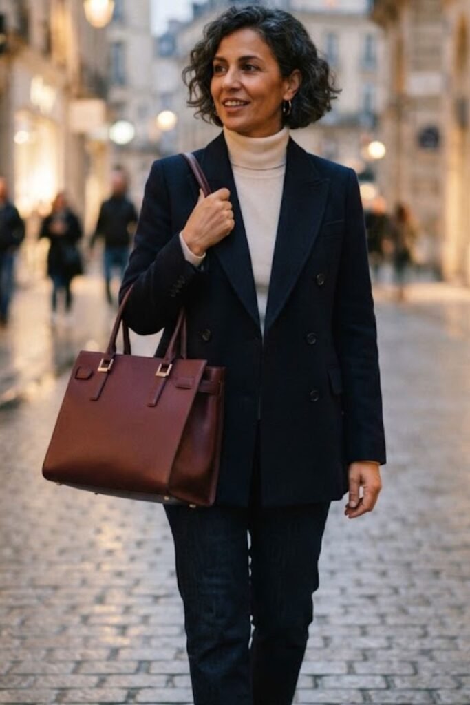The Structured Leather Tote