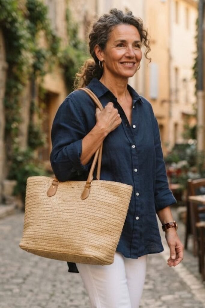 The Woven Straw or Raffia Tote
