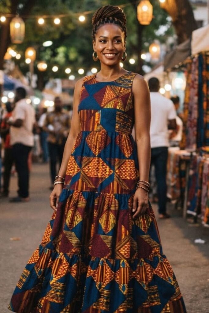 Tiered Maxi Dress