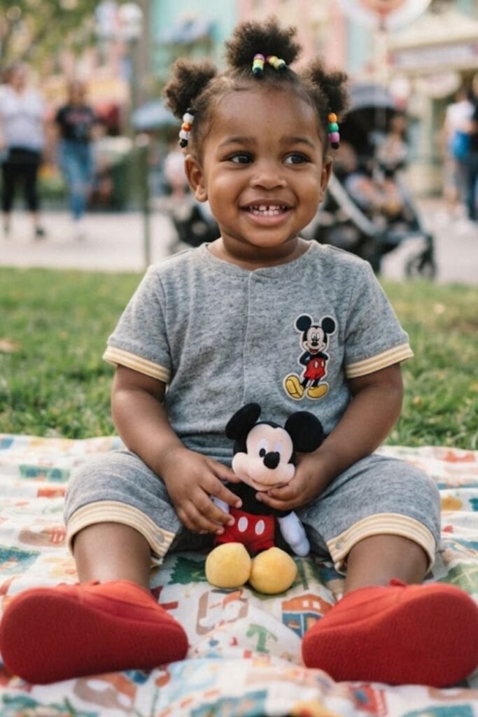 Toddler Comfortable Romper with Character Details