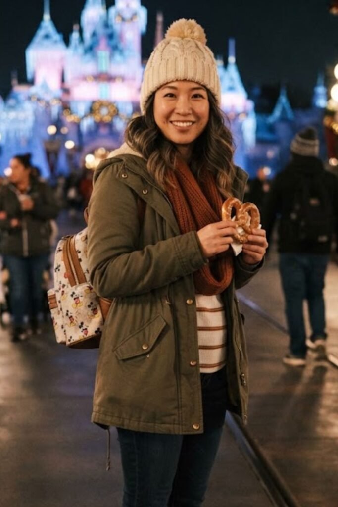 Winter Disneyland Layered Warm Outfit
