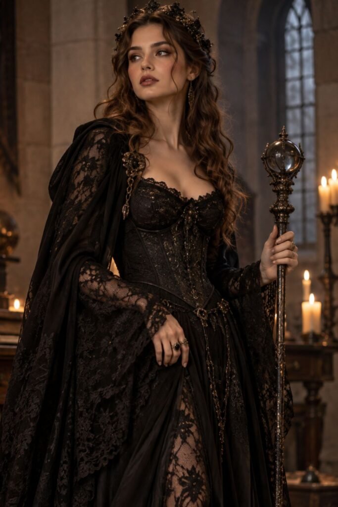 Black Lace Court Sorceress